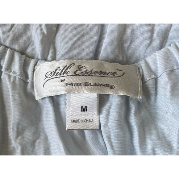 Vintage SILK ESSENCE Short Sleeve Nightgown Medium - Picture 3 of 7
